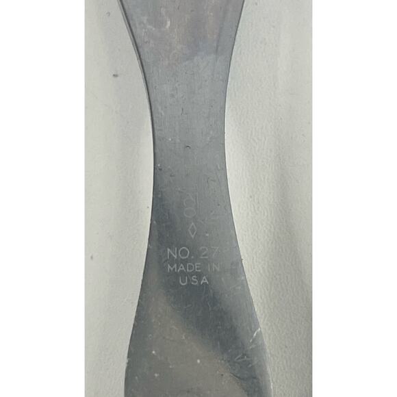 CUTCO lot Carving Turning Fork 26 & 27 Set Ergonomic Wooden Wood Handle VTG - Picture 2 of 3